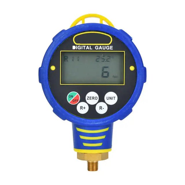 Gonfleur de Pression d'Air Numérique R32 Gau, Testeur NPT 10MPa 1/8 Po, Outil de Surveillance de Gonflage 100 Bar, Réglable Numériquement