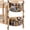 Black, variant on 2 Pack Stuffed Animal Storage Net for Kids, Bedside Toy Organizer Net - Neatly Store Your Stuffed Animals, Cotton Bedside Stuffed Animal Storage Net with Tether, Stretches up to 35 Inches, Beige