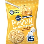 Pillsbury Limited Edition Pumpkin Cookie Dough with Cream Cheese Flavored Chunks, 14 oz