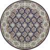 thumbnail image 2 of Rugs.com Rabia Collection Rug – 10' Round Navy Blue Low Rug Perfect For Kitchens, Dining Rooms, 2 of 9