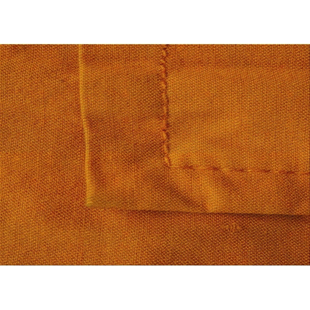 Ahgly Company Machine Washable Indoor Rectangle Transitional Neon Orange Area Rugs, 8' x 12'