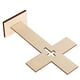 thumbnail image 2 of 10 piezas de cruz de madera para decoración de cruces de madera, figura decorativa de cruz, artesanía de cruz, 2 of 8