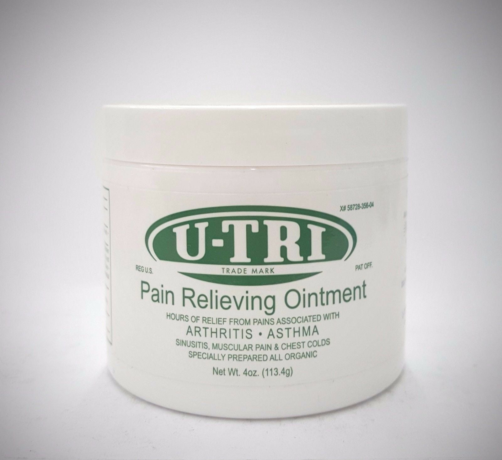 UTRI Pain Relieving Ointment 4oz