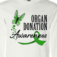 thumbnail image 4 of Inktastic Organ Donation awareness- butterfly green ribbon Long Sleeve T-Shirt, 4 of 5