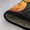 thumbnail image 4 of DouZhe Vintage Pumpkin Skull Black Cats Pattern Area Rugs Non-Slip Machine Washable Floor Mat, Style Carpet Doormat, 63x48 inches, 4 of 6