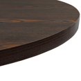 thumbnail image 3 of vidaXL Bistro Table MDF and Steel Round 80x75 cm Dark Ash, 3 of 4