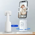 thumbnail image 5 of Gimbal Stabilizer Auto Face Tracking Phone Holder Desktop AI Automatic Tracking Gimbal Stand 360°Rotation Pink with RC, 5 of 5