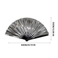 thumbnail image 3 of Boots On The Ground Fan,Fans For Line Dancing,Line Dance Popping Fanlarge Holographic Folding Hand Fan, Clap Fans For Line Dancing,Foldable Craft Holding Laser Colors Hand Fan,For Line Dancing,10 Inch, 3 of 6