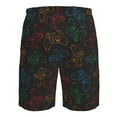 thumbnail image 6 of Kdxio Gamepad Joystick Game Pattern Mens Casual Shorts - Drawstring Summer Beach Sports Shorts for Men, 6 of 9