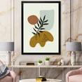 thumbnail image 3 of Designart 'Abstract Shapes With Botanical Minimalist Leaf II' Modern Framed Art Print, 3 of 4