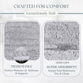 thumbnail image 5 of Home Weavers Essence Microfiber Bath Rug, 17" x 24", Gray, 5 of 9