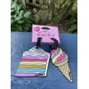 Luv Betsey Set of 2 Luggage Tags Set ~ Ice Cream & Cake ~ By Betsey Johnson