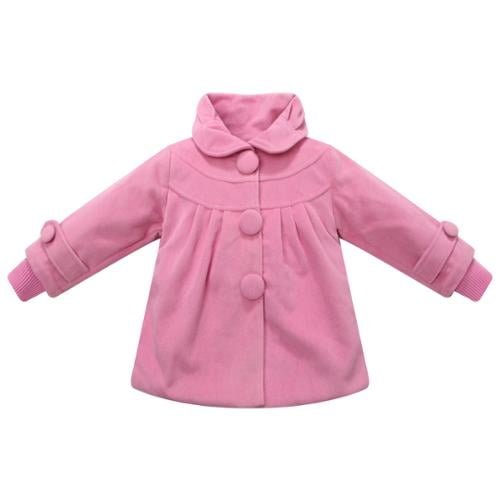 Richie House Little Girls Pink Lightweight Bow Padding Jacket 4