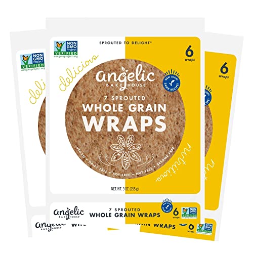 Angelic Bakehouse 7Grain Wraps / Tortillas a¢ ‚¬( a¢ ‚¬( Sprouted Whole Grain Tortillas a¢ ‚¬