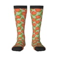 thumbnail image 2 of Picia Women Crew Soft Moisture-wicking Socks Hand Drawn Strawberry Pattern Design Cotton Socks, One Size fit All, 2 of 9