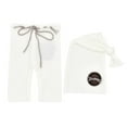 thumbnail image 1 of Pantalones para fotografía de recién nacidos, traje de dos piezas con cola larga y gorro, pantalones de punto para bebé con botón de madera, gorro anudado, traje de fotografía, 1 of 5