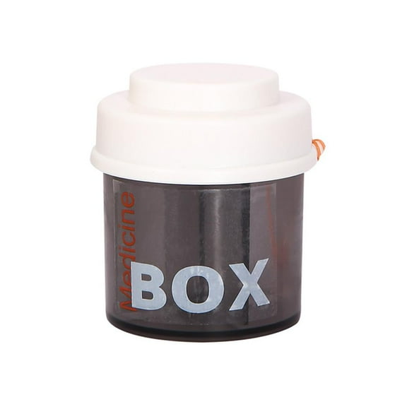 Pill Box Pill Case 4 Grids Tablet Pill Organizer Case Dispenser Travel Tablet Holder Container Medicine Drug Storage Box