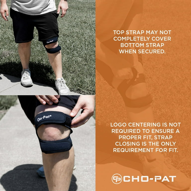 Cho-Pat Dual Action Knee Strap, Double-Layer Support for
