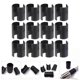 thumbnail image 5 of 60Pcs Plastic Bamboo Node Tube Clips Wire Shelf Fixing Clamps Shelf Support Brackets ABS Material Durable Wire Shelving Clips, 5 of 5