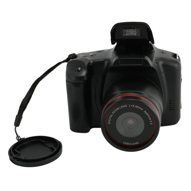 Cámara de Vlogging de 16MP, Cámara Digital de 16x Zoom anti -Shake Cámara Compacta 2.4 Pulgadas Imagen de Pantalla Transparente Para Fotogramación