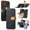 Black, variant on ELEHOLD Case for Motorola G Stylus 5G (2024),Leather Wallet RFID Blocking Case with Wrist Strap & Card Holder Stand,Black