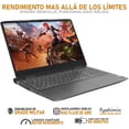 thumbnail image 3 of Laptop Gamer Lenovo LOQ NVIDIA GeForce RTX 2050 Intel Core i5 12450H 8GB RAM 512GB SSD 15.6' Windows 11 Home Teclado en Español gris, 3 of 5