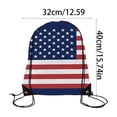 thumbnail image 3 of EGNMCR Organization and Storage, Storage Bins, Storage Containers Flag Drawstring Backpack For Football Matches Sports Sackpack With Teams Print Ideal for Soccer Fans Games Daily Use Nylon Bag, 3 of 6