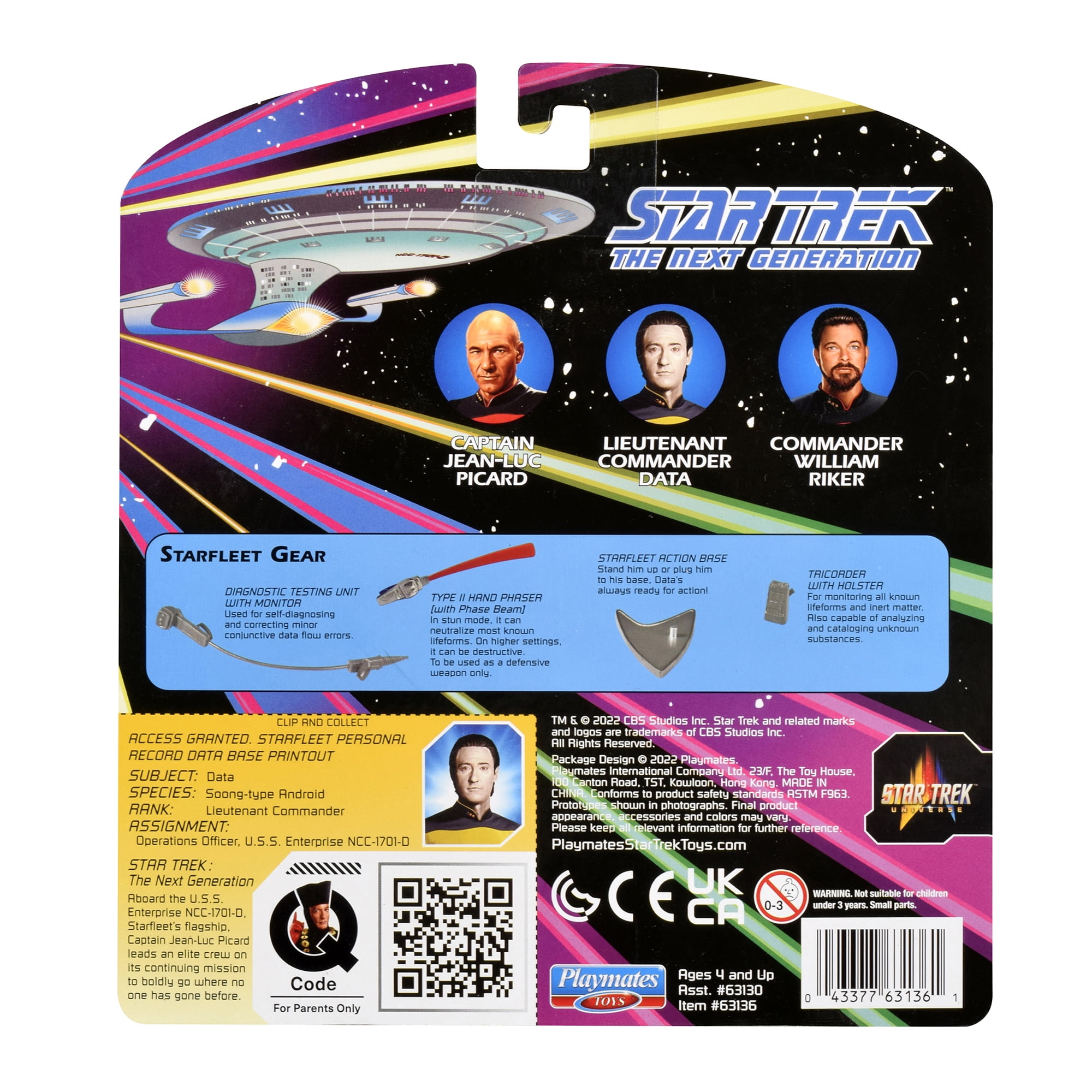 Star Trek The Next Generation - Hamilton Gifts - Lieutenant Commander Data