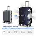 thumbnail image 4 of Gukieu 2025 Happy New Year 2 Print Suitcase Protective Cover, Elastic Zipper Buckle Suitcase Protective Cover, Suitable for Travel, Business Trip-Small, 4 of 7