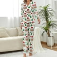 thumbnail image 2 of HPINK-T Women's Pajama Sets Christmas Cake Tree Long Sleeve Lounge Sets Pjs Sleepwear with Pockets, 2 of 6