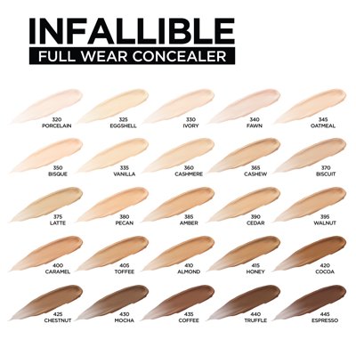 Buy L Oreal Paris Infallible Full Wear Concealer Waterproof Full Coverage Amber 0 33 Fl Oz Online In Indonesia 914060984