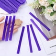 thumbnail image 3 of 100Pcs Makeup Brushes Pen Guard Protector 4.7 inch Purple Expandable Mesh Sleeve Covers Reusable Make Up Brushes Sheath Mesh Netting Protector, 3 of 6