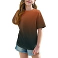 thumbnail image 2 of Maean Girls Short Sleeve Shirts Oversized Baggy Tee Kids Summer Casual Crewneck Basic Tshirt 5-14Years, 2 of 6