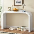 thumbnail image 3 of Noble House Table Console Moderne Minimaliste, Design Élégant et Polyvalent, Parfait, Cadre Robuste et Stable, Blanc, 3 of 8