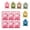 Pink, variant on Large Capacity Silicone Mousses Cake Mold 6 Cavity Turtles Chocolate Baking Mould Bakewares for Parties and Celebration