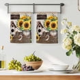 thumbnail image 3 of Farmhouse Sunflowers Kitchen Towels Set of 3, Western Star Country Bird Pine Cone Absorbent Dish Towels for Kitchen, Microfiber Hand Towel, Quick Drying Tea Towel for Cleaning Decorative Dishcloths, 3 of 7