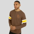 thumbnail image 4 of Men's Darius Rucker Collection by Fanatics Brown San Diego Padres Waffle-Knit Raglan Long Sleeve Henley T-Shirt, 4 of 6