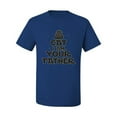 thumbnail image 3 of Cat I Am Your Father Cat Lover Men's Graphic T-Shirt, Royal, XX-Large, 3 of 5
