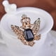thumbnail image 4 of Broche de solapa para hombre, estilo moderno, con forma de animal Dorado + negro, 4 of 8