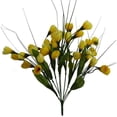 thumbnail image 1 of Admired by Nature ABN1B005-YLW 9 Stem Artificial Crocus Bush, Yellow, 1 of 1