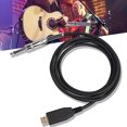 thumbnail image 3 of Deyuer Audio AUX Cable Anti-interference High Fidelity Driver-free USB to 6.35mm Male to Male Guitar Cable for Laptops,2M, 3 of 8
