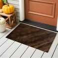 thumbnail image 4 of Dark Brown Wood Grain Washable Area Rug 2 x 3 ft Vintage Farmhouse Ombre Wood Texture, Soft Non Slip Rugs Stain Repellent Indoor Felt Carpet for Living Dining Room Bedroom Home Office, 4 of 9