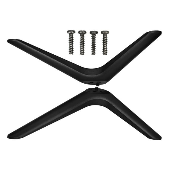 SOPOTUTU Insignia TV Stand Legs Plastic Black 1 Pair Easy Installation