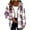 Purple, variant on Womens Lightweight Casual Jackets 2026 Plaid Long Sleeve Shacket Fleece Lined Hooded Jackets Warm Coats