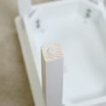 thumbnail image 5 of Organizedlife Modern Wooden Vanity Stool with Sturdy Solid Wood Legs, White (Set of 1), 5 of 9
