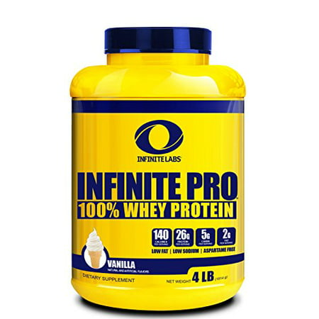 Infinite Labs protéines Infinite Whey Pro, la vanille, soutient la croissance optimale et récupérer - 46 Portions (1816 grammes) 4lbs