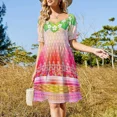 thumbnail image 2 of Vestido largo sin mangas con cesta de fresas vestido largo de verano para mujer vestidos de novia para mujer, 2 of 5
