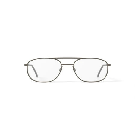 Stetson Men's ST169 Rectangular Prescription Eyeglasses with Case, Gunmetal