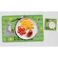 thumbnail image 4 of Printtoo Personalized Placemat & Coaster Set For Kids Toddlers,Birthday Gift For Boys,Gift For Girls,Sloth-11x17 Inch, 4 of 6