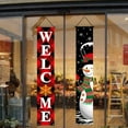 thumbnail image 6 of PuSpu Christmas Door Curtain 30x180cm 1pc Multicolor Polyester Couplets Party Decoration Door Cover Festival Background Cloth Durable Hanging Decor, 6 of 6